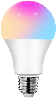 Smart LED colored light bulb